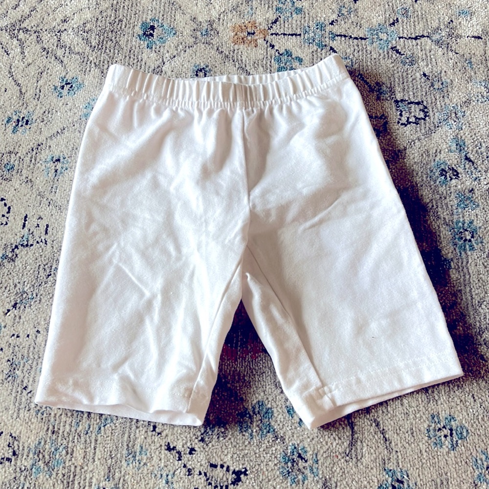 Hanna Andersson White Pedal Pushers; size 120(6)